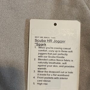 Never worn before, Scuba HR Jogger “sparkly”